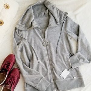NWT Calvin Klein Velour Jacket, Size S
